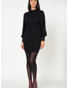 Only Rochie-pulover cambrata Labelle - Negru