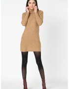 Only Rochie-pulover cu guler inalt Jana - Maro camel