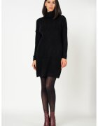 Only Rochie-pulover cu guler inalt Jana - Negru