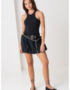 Only Rochie scurta din amestec de bumbac