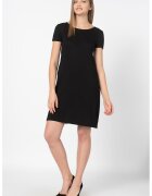 Only Rochie-tricou cu decolteu in V pe partea din spate si model - Negru