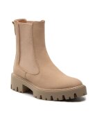 ONLY Shoes Cizme Chelsea dama - Piele ecologica - Bej - Bej