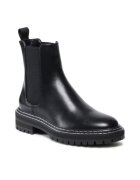 ONLY Shoes Ghete Chelsea dama Piele ecologica - Negru