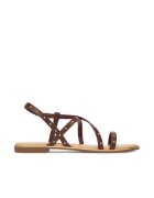 ONLY Shoes Sandale dama - 15342339 - Piele ecologica - Maro - Maro
