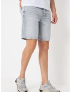 Only & sons Blugi scurti cu aspect decolorat - Albastru deschis