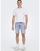 Only & sons Blugi scurti cu buzunare - Albastru deschis