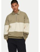 Only & sons Bluza barbati - 304684852 - Bumbac/Poliester - Bej - Bej