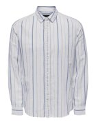 Only & sons Camasa barbati - Bumbac.Alb