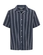 Only & sons Camasa barbati - Bumbac - Albastru marin.