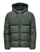 Only & sons Geaca barbati - 302019120 - Poliester - Verde