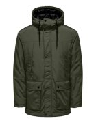 Only & sons Geaca barbati - 302019151 - Poliester - Verde