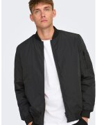 Only & sons Jacheta bomber uni - Negru