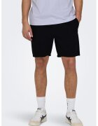 Only & sons Pantaloni scurti cu buzunare oblice Tel - Negru