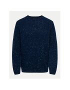 Only & sons Pulover barbati - 304684906 - Lana/Viscoza - Albastru - Albastru