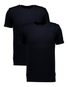 Only & sons Set de tricouri cu decolteu la baza gatului - 2 piese - Negru