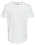 Only & sons Tricou barbati - 208500425 - Bumbac - Alb