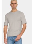 Only & sons Tricou barbati - 304805226 - Viscoza/Poliester - Bej - Bej