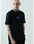 Only & sons Tricou de bumbac organic cu model grafic - Negru/Maro/Violet