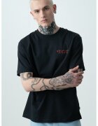 Only & sons Tricou de bumbac organic cu model grafic - Negru/Portocaliu/Violet