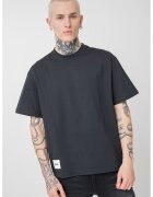 Only & sons Tricou din bumbac cu imprimeu pe partea din spate si decolteu la baza gatului - Alb/Negru