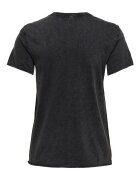 Only Tricou dama 15215721 - Bumbac organic - Negru - Negru