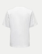 Only Tricou dama 15270390 - Bumbac - XS INTL - Alb