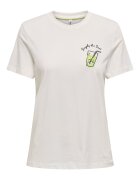 Only Tricou dama 15349150 - Bumbac organic - 47675 - Alb