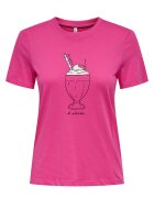 Only Tricou dama 15349901 - Bumbac organic - Roz - Roz