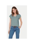 Only Tricou dama - 304791147 - Modal/Poliester - Verde - Verde