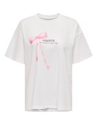 Only Tricou dama - Alb - Bumbac organic