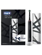 Oral-B Periuta de dinti electrica Pro - Curatare 3D - 3 programe - 1 Incarcator - 1 Capat - Trusa de calatorie - Negru