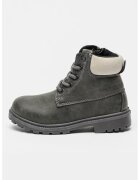 Original Marines Bocanci mid-high din piele nabuc sintetica - Gri inchis