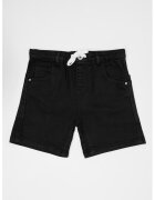 Original Marines Pantaloni scurti cu model uni si snur in talie - Negru