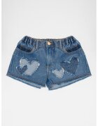 Original Marines Pantaloni scurti de denim cu aplicatii - Albastru deschis