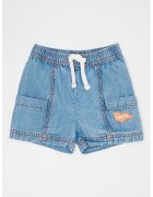 Original Marines Pantaloni scurti de denim cu buzunare laterale - Albastru deschis