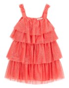 Original Marines Rochie stralucitoare cu model stratificat - Rosu
