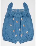 Original Marines Salopeta din denim cu detalii brodate - Albastru deschis