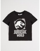 Original Marines Tricou de bumbac cu imprimeu contrastant - Negru/Alb murdar