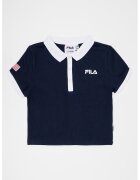Original Marines Tricou polo cu logo brodat - Alb/Albastru inchis