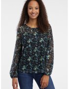Orsay Bluza cu imprimeu floral - Negru