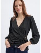 Orsay Bluza cu model cache-coeur - Negru