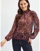 Orsay Bluza vaporoasa cu model - Violet tyrian
