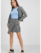 Orsay Fusta mini petrecuta - Alb/Negru