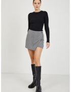 Orsay Fusta-pantalon cu model si croiala petrecuta - Alb/Negru