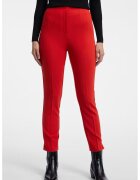 Orsay Pantaloni crop slim fit - Rosu