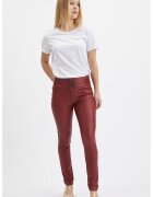 Orsay Pantaloni slim fit cu nasturi - Maro cognac