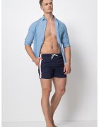 OVS Pantaloni scurti de baie cu snur - Alb/Bleumarin