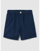 OVS Pantaloni scurti din amestec de in - Bleumarin