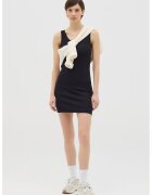 OVS Rochie cambrata cu decolteu rotund - Negru