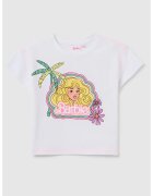 OVS Tricou cu imprimeu Barbie - Alb/Galben/Roz